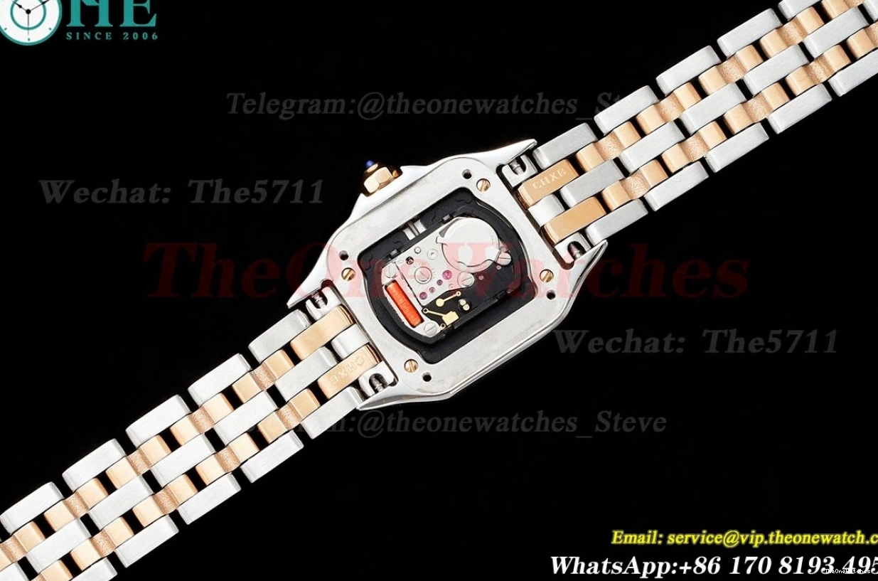 White RG Panthere AF Quartz Ladies Dia 22mm Secrete Small De SS 0521